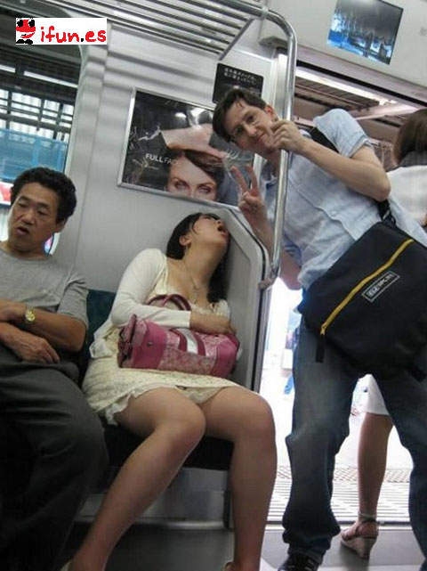 Nunca te duermas en el metro