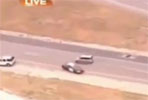 Video de loca al volante en persecución policial
