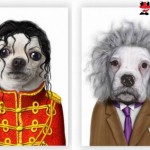 Fotos de perros disfrazados de famosos