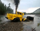 Tractor gana la batalla a rio