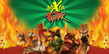 El juego de lucha de Mixta Fighter