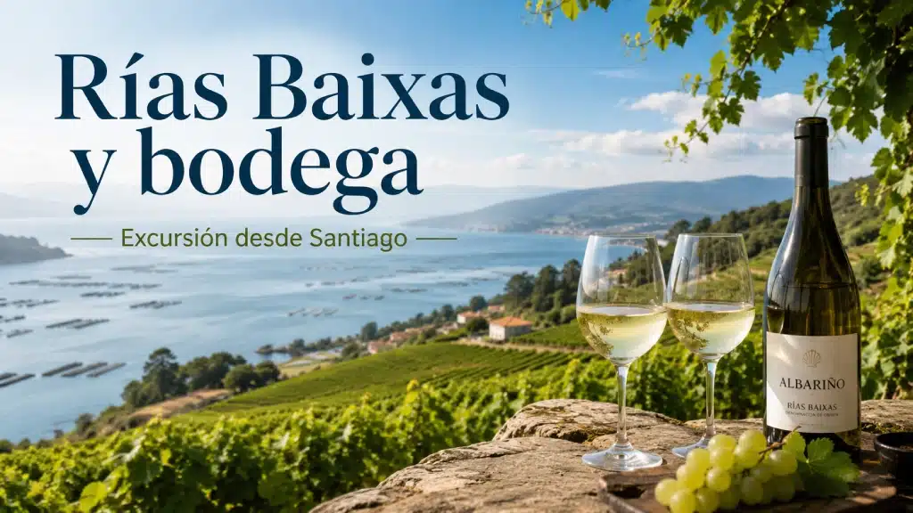 Excursión a las Rías Baixas con visita a una bodega desde Santiago