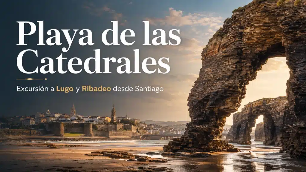 Excursión a la Playa de las Catedrales, Lugo y Ribadeo desde Santiago