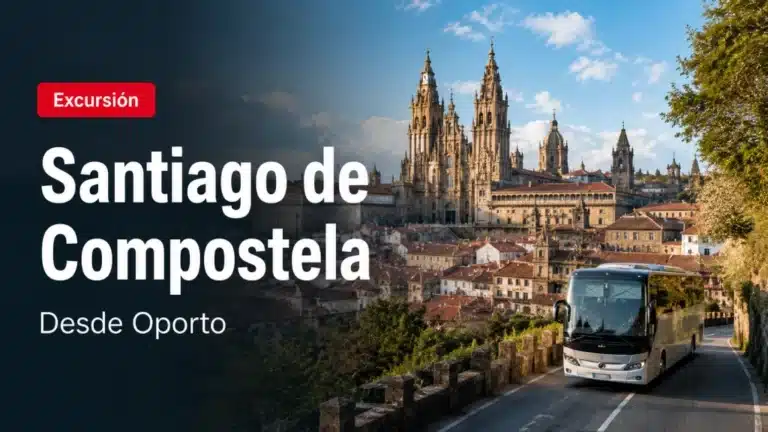 Catedral de Santiago de Compostela durante una excursión desde Oporto