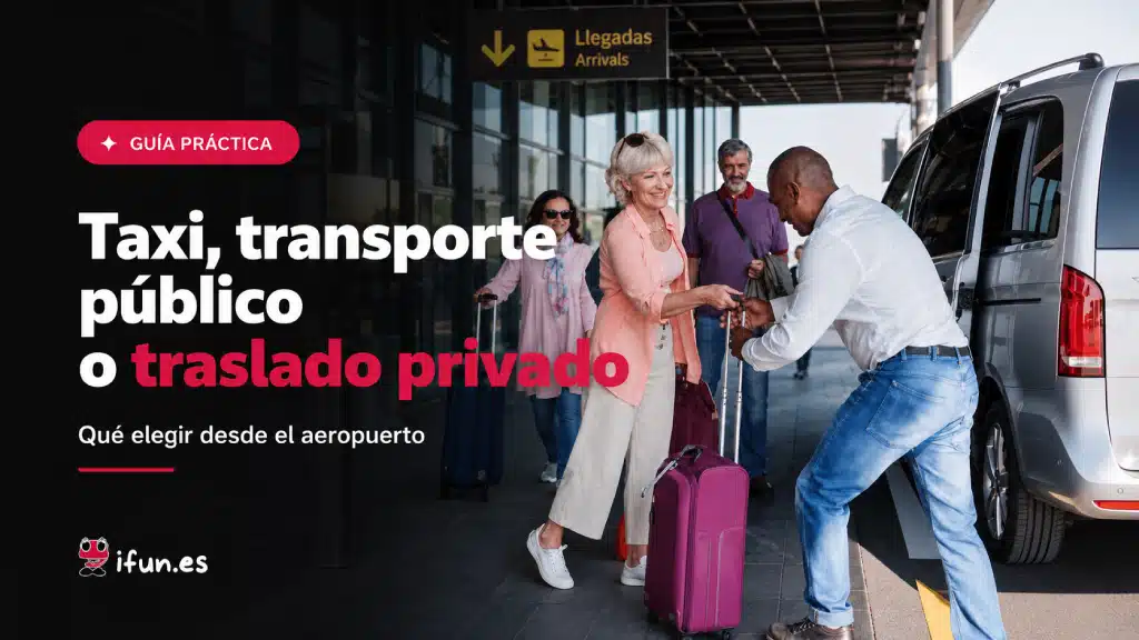 Taxi, transporte público o traslado privado