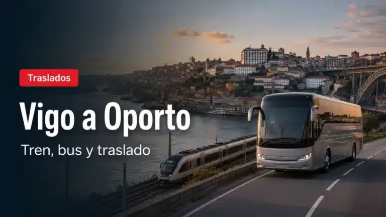 Cómo ir de Vigo a Oporto en tren, autobús o traslado