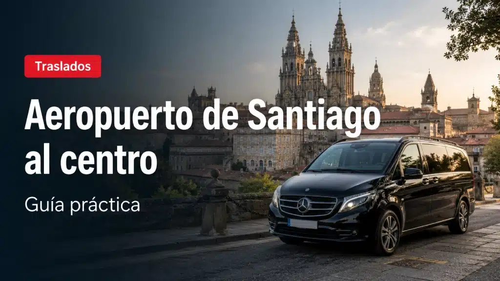 Traslado desde el aeropuerto de Santiago al centro de la ciudad
