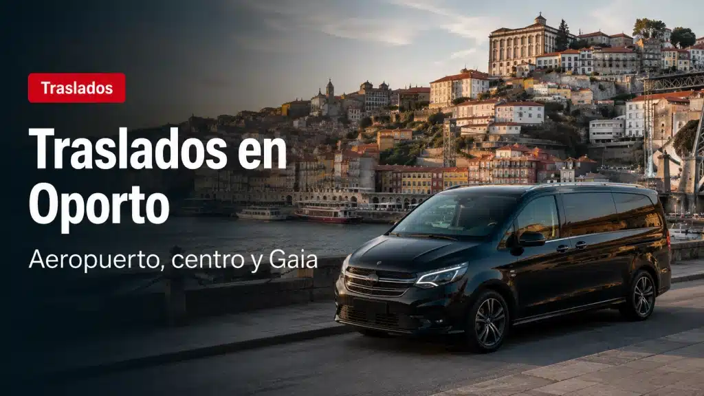 Traslados en Oporto desde el aeropuerto al centro y Vila Nova de Gaia